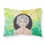 Caroline'S Treasures Aquarius Zodiac Sign Printed, Polyester, 250 Thread Count, Envelope Closure Pillowcase, Standard, Multico