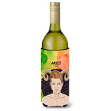 Caroline'S Treasures Aries Zodiac Sign Decorative Bottle Hugger, 750 Ml, Multicolor