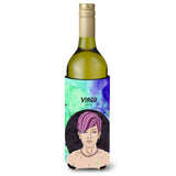 Caroline'S Treasures Virgo Zodiac Sign Decorative Bottle Hugger, 750 Ml, Multicolor