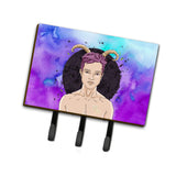 Caroline'S Treasures Capricorn Zodiac Sign Wall Hook, Triple, Multicolor