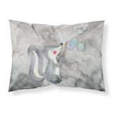 Caroline'S Treasures Skunk And Bubbles Watercolor Pillowcase, Standard, Multicolor