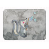 Caroline'S Treasures Skunk And Bubbles Watercolor Floor Mat, 19H X 27W, Multicolor