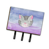 Caroline'S Treasures Cat Face Watercolor Wall Hook, Triple, Multicolor