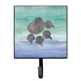 Caroline'S Treasures Cat Paw Watercolor Wall Hook, Small, Multicolor