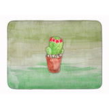 Caroline'S Treasures Cactus Green Watercolor Floor Mat, 19H X 27W, Multicolor
