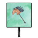 Caroline'S Treasures Stick Horse Watercolor Wall Hook, Small, Multicolor