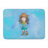 Caroline'S Treasures Cowgirl Watercolor Floor Mat, 19H X 27W, Multicolor