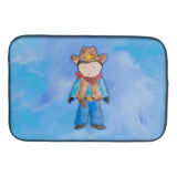 Caroline'S Treasures Cowboy Watercolor Dish Drying Mat, 14 X 21, Multicolor