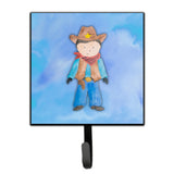 Caroline'S Treasures Cowboy Watercolor Wall Hook, Small, Multicolor