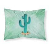 Caroline'S Treasures Western Cactus Watercolor Printed, Polyester, 250 Thread Count, Envelope Closure Pillowcase, Standard, Mu