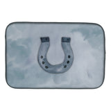 Caroline'S Treasures Horseshoe Watercolor Dish Drying Mat, 14 X 21, Multicolor