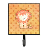 Caroline'S Treasures Polkadot Lion Watercolor Wall Hook, Small, Multicolor