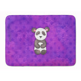 Caroline'S Treasures Polkadot Panda Bear Watercolor Floor Mat, 19H X 27W, Multicolor