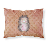 Caroline'S Treasures Polkadot Hedgehog Watercolor Pillowcase, Standard, Multicolor