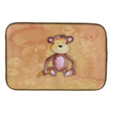 Caroline'S Treasures Monkey Watercolor Dish Drying Mat, 14 X 21, Multicolor