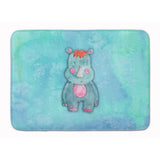 Caroline'S Treasures Rhinoceros Watercolor Floor Mat, 19H X 27W, Multicolor