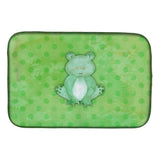 Caroline'S Treasures Polka Dot Frog Dish Drying Mat, 14 X 21, Multicolor