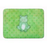 Caroline'S Treasures Polkadot Frog Watercolor Floor Mat, 19H X 27W, Multicolor