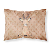Caroline'S Treasures Polkadot Antelope Watercolor Printed, Polyester, 250 Thread Count, Envelope Closure Pillowcase, Standard,