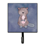 Caroline'S Treasures Beaver Watercolor Wall Hook, Small, Multicolor