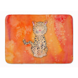 Caroline'S Treasures Leopard Watercolor Floor Mat, 19 X 27, Multicolor