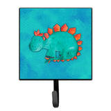 Caroline'S Treasures Stegosaurus Watercolor Wall Hook, Small, Multicolor
