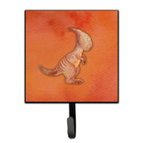 Caroline'S Treasures Parasaurolophus Watercolor Wall Hook, Small, Multicolor