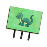 Caroline'S Treasures Brontosaurus Watercolor Wall Hook, Triple, Multicolor