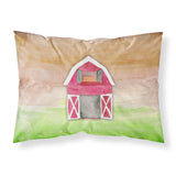 Caroline'S Treasures Barn Watercolor Pillowcase Standard Multicolor