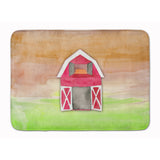 Caroline'S Treasures Barn Watercolor Floor Mat, 19 X 27, Multicolor