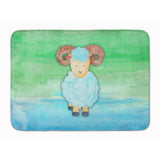 Caroline'S Treasures Ram Sheep Watercolor Floor Mat, 19 X 27, Multicolor