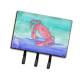 Caroline'S Treasures Crab Watercolor Wall Hook, Triple, Multicolor