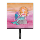 Caroline'S Treasures Blonde Mermaid Watercolor Wall Hook, Small, Multicolor