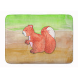 Caroline'S Treasures Squirrel Watercolor Floor Mat, 19 X 27, Multicolor