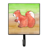 Caroline'S Treasures Squirrel Watercolor Wall Hook, Small, Multicolor