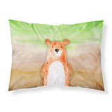 Caroline'S Treasures Bear Watercolor Pillowcase, Standard, Multicolor
