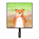 Caroline'S Treasures Bear Watercolor Wall Hook, Small, Multicolor