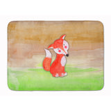 Caroline'S Treasures Fox Watercolor Floor Mat, 19 X 27, Multicolor