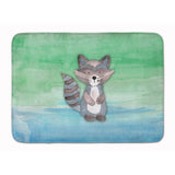 Caroline'S Treasures Raccoon Watercolor Floor Mat, 19 X 27, Multicolor