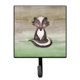 Caroline'S Treasures Badger Watercolor Wall Hook, Small, Multicolor