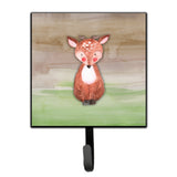 Caroline'S Treasures Baby Deer Watercolor Wall Hook, Small, Multicolor