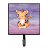 Caroline'S Treasures Tiger Cub Watercolor Wall Hook, Small, Multicolor