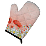 Caroline'S Treasures Poppies And Chamomiles, Large, Multicolor Oven Mitt