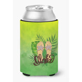 Caroline'S Treasures Bb7449Cc Aloha Flip Flops Can Or Bottle Hugger Cold-Beverage-Koozies, Multicolor