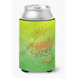 Caroline'S Treasures Bb7453Cc Summer Time Can Or Bottle Hugger Cold-Beverage-Koozies, Multicolor