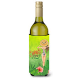Caroline'S Treasures Bb7455Literk Summer Time Lady In Swimsuit Wine Bottle Hugger Cold-Beverage-Koozies, 750 Ml, Multicolor