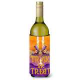Caroline'S Treasures Bb7460Literk Halloween Trick Witches Feet Wine Bottle Hugger Cold-Beverage-Koozies, 750 Ml, Multicolor