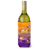 Caroline'S Treasures Bb7462Literk Halloween Little Witch Party Wine Bottle Hugger Cold-Beverage-Koozies, 750 Ml, Multicolor