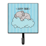 Caroline'S Treasures Nursery Sleep Tight Elephant Leash Or Key Holder Hooks, Multicolor