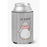 Caroline'S Treasures Bb7478Cc Nursery Be Happy Penquin Can Or Bottle Hugger Cold-Beverage-Koozies, Multicolor